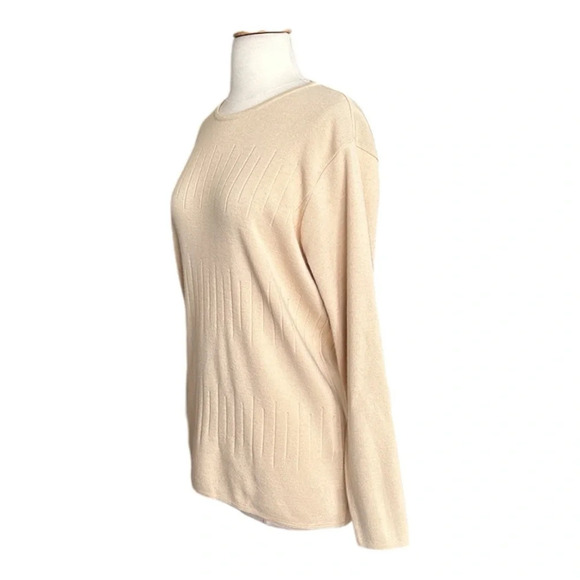 LECOMTE Sweater Italian Merino Wool Minimalist Classic Capsule Staple Size M - Picture 5 of 14